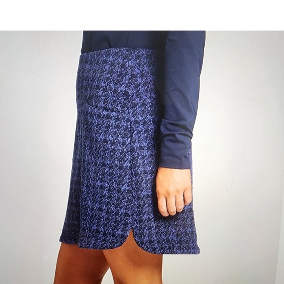 NEW Lady Hagen Women's 17" Boucle Golf Skort XS in Marlin/Dark Navy Athletic - Picture 3 of 12